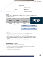 Cotizacion Limpieza de Caldera PACASA 09.2021