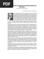 Uma leitura da concepção de filosofia política em Karl Marx