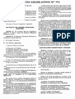 Ley marco del Sistema Tributario Nacional D.L N° 771-1