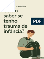 Como saber se tenho trauma de infância