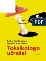 Toksikologo Užrašai by Robertas Badaras Danutė Jonušienė (Badaras, Robertas Jonušienė, Danutė)