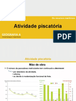 Os recursos marítimos e a atividade piscatória em Portugal