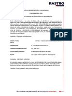 ACTA ENTREGA RECEPCIÓN Y CONFORMIDAD CONVENIO CALCULOS BILIARES Sr. Mont...