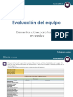 Evalua equipo trabajo