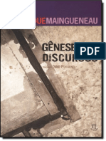 Resumo Genese Dos Discursos Dominique Maingueneau