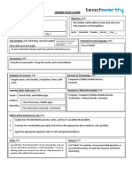 Lesson Plan Guide: Specific Measureable Attainable Relevant - Time