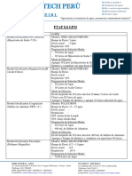 Datos de Operacion Ptap 8 GPM