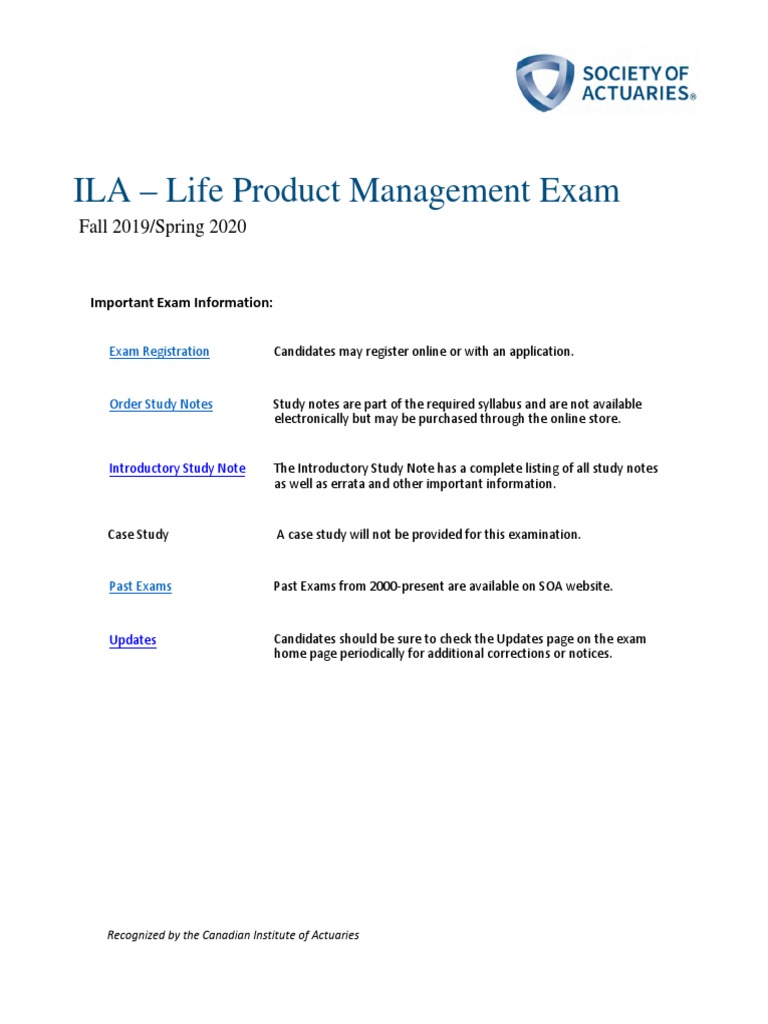 ILA Life Product Management Exam Guide | PDF | Insurance | Bonds (Finance)