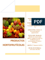 Frutas y Hortalizas