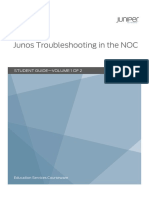 Junos Troubleshooting in The NOC: Student Guide-Volume 1 of 2