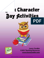 Book Character Day Activities: Laura Candler ©2011 Teaching Resources