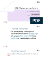 ECE 521: Microprocessor System
