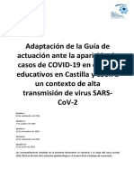 Guía de Actuación en Centros Educativos de Castilla y León - 12012022