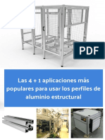 4 +1 Aplicaciones Más Populares Para Usar Los Perfiles de Aluminio Estructural Sisma