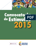 0. Convocatoria de Estímulos 2015