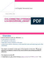 Ch.9 - Connecting Utterances To The Background