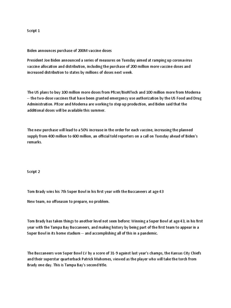 Script 1-WPS Office | PDF | Sports & Recreation