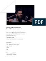 Parte I - Texto para Interpretação - Canção Do Exílio Paulistana