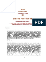 Biblia Comentada (Tomo III - Libros Profeticos)