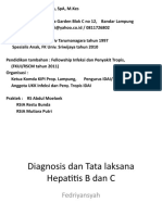 Diagnosis Dan Tata Laksana Hepatitis B Dan C