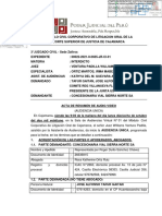 Corte Superior de Justicia Cajamarca resuelve puntos en proceso interdicto