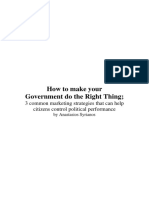 How To Make Your Government Do The Right Thing