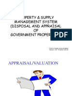Disposal and Appraisal of Properties in the Government