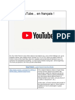 YouTube... en Français