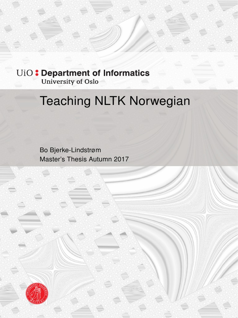 Teaching NLTK Norwegian | Descargar gratis PDF | Linguistics | Grammar