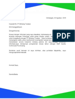 Surat Lamaran PT - Bintang Toedjoe (Sandro Badia) PDF