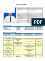 CV Curriculum Vitae