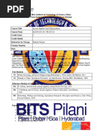 Math ZC234 Course Handout