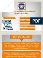 Penyusunan Personalia Organisasi