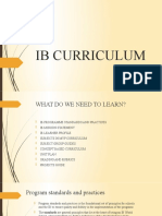 Ib Curriculum