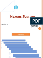 Nexsus Tourism: By: Amar Kumar (0641114408) Submitted To