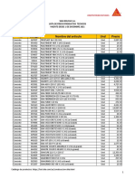 Precios Tecnica Diciembre