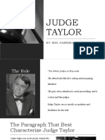 JUDGE TAYLOR