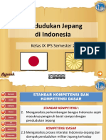 Pendudukan Jepang Di Indonesia: Kelas IX IPS Semester 2