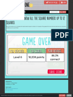 I Know All The Square Numbers Up To 12 Squared. Interactive Game Lesson ID 052 Studyzone - TV