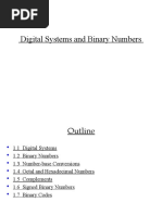 Chapter 1 Digital Systems and Binary Numbers