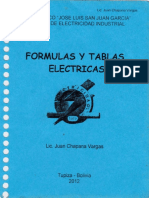 ◄Fórmulas y tablas Eléctricas