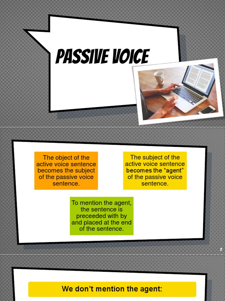 Understanding Passive Voice Usage | PDF