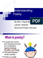 Understanding Poetry