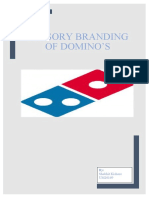 Sensory Branding of Domino'S: Shobhit Kishore UM20169