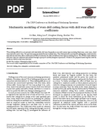 Mechanistic Modelling of Worn Drill Cutting Forces