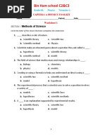 SECTION 1 Methods of Science-1