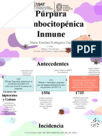 Purpura Trombocitopenica Inmune