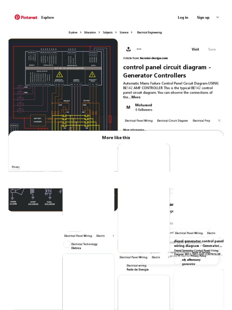 Control Panel Circuit Diagram Electrical Circuit Diagram, Electrical
