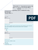 Humss 2124 Polgov 3 Quarterly Exam For Grade 11 Source by Kuya Marc 50/50 Matutong Magsikap para Makamit Ang Pangarap. - Kuya Marc