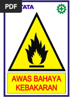 Rambu Bahaya Ketinggian dan Galian | PDF